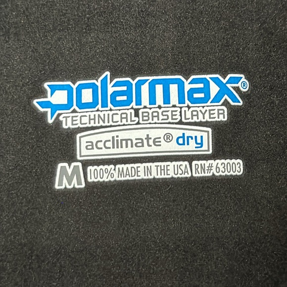 PolarMax (4.0) QUATTRO FLEECE ZipMock top - Black - Picture 7 of 14